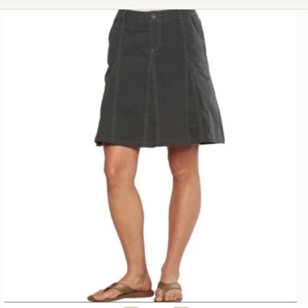 KUHL - Splash Fast Dry Mountain Culture Knee Length Skirt sz 8